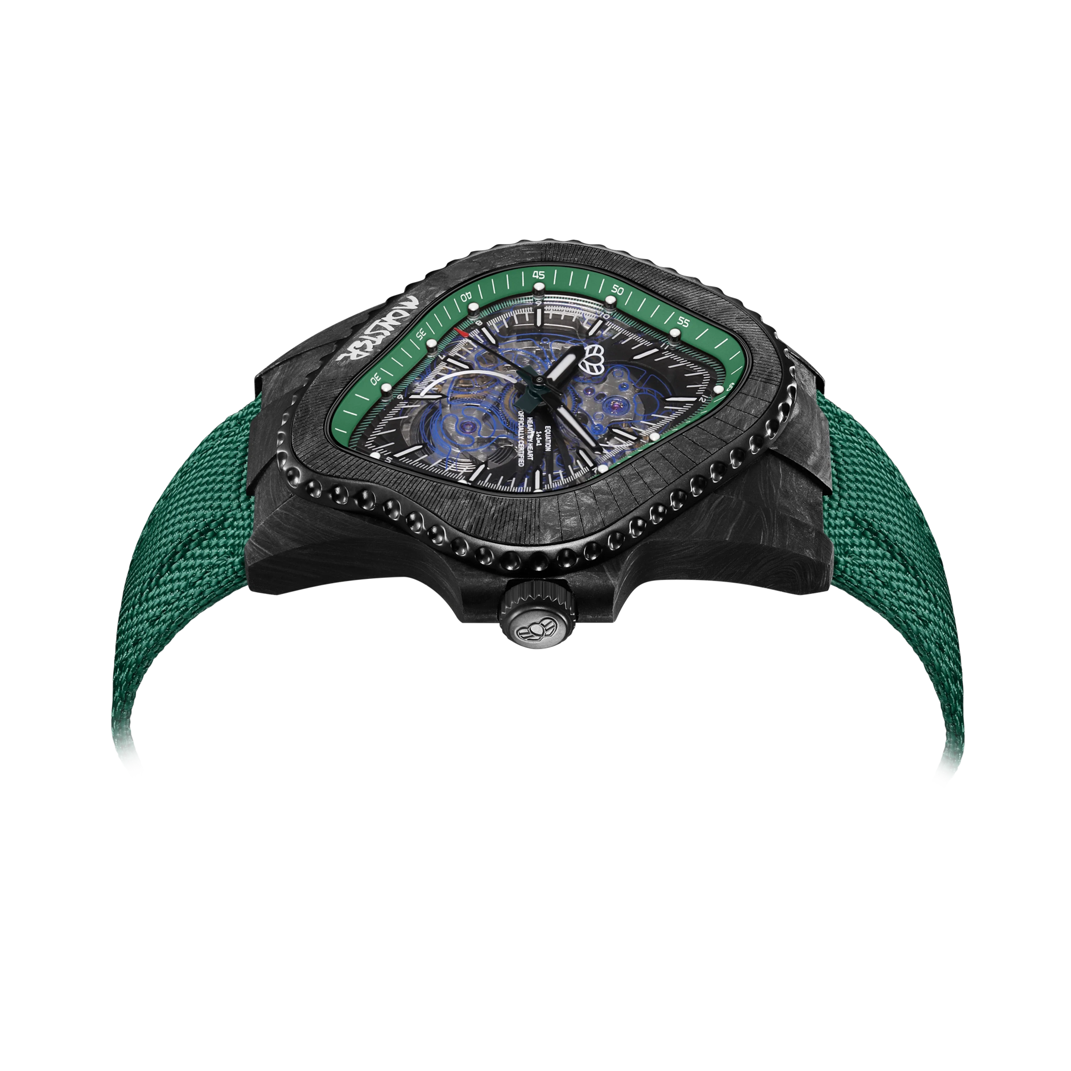 LAARVEE WATCH PEA005-CFRPBLK/GRN - Image 3